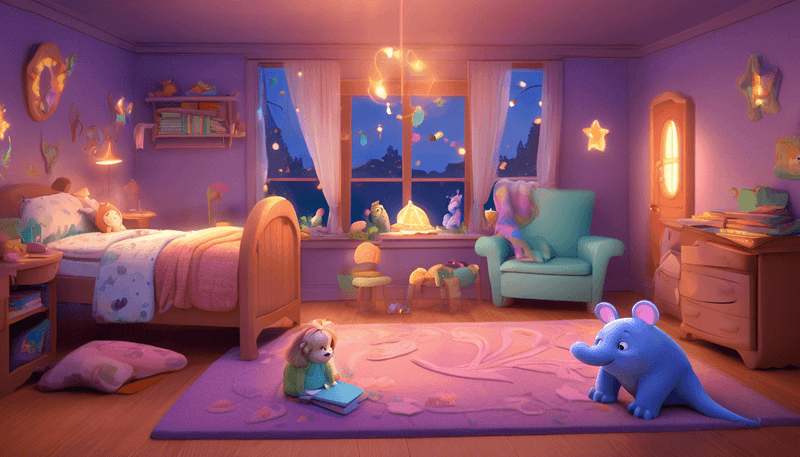 the magic of bedtime stories transporting into places where everything is possible